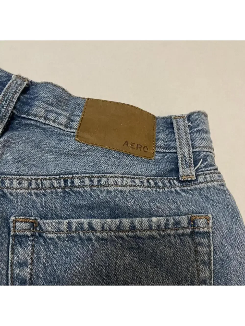 aeropostale denim mini shorts - Picture 6 of 8